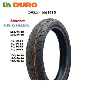 DURO MOTORCYCLE TYRES DM1325 110/70-13 130/70-13 70/90-14 80/90-14 90/80-14 90/90-14 100/80-14 110/80-14 140/70-14 TL TYRE