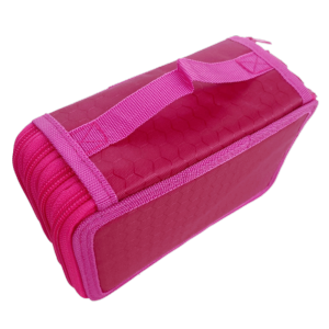 DAN LE 4 Layers Colored Pencil Bag 72 Holes Large Capacity School Stationery Bag Portable Painting Storage Holder Pen Pouch Office Accessories