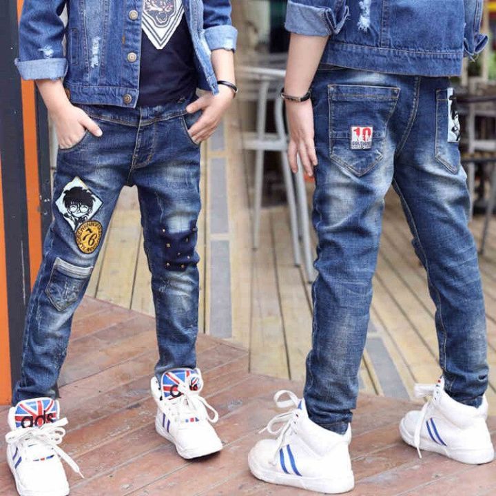 Hotseller Kids Boys Denim Clothes Pants Children Wears Clog Long