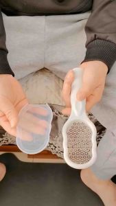 Foot Scraper Foot Relief File Stainless Steel Portable Rasp Pedicure Foot File Callus Remover Dead Skin Foot Scraper