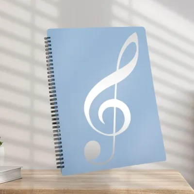 GAOSU Flexible Multi-layer Music Score Folder 40 Pages Detachable Piano Music Score Folder Choir Folder Fits Letter Size A4 Sheet Music Folder Note Folder