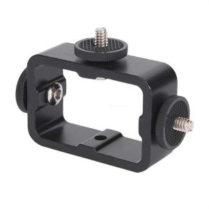 DOUBLEL Selfie Camera Phones Durable Light Stand Holder Phone Holder Holder Head Mount Augmentation Clamp Bracket Adapter Phone Bracket Adapter for Tripod Flash Bracket