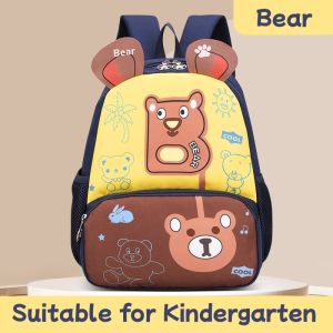 Kid Boy Cute Kindergarten Backpack Cartoon Lightweight School Bag for Baby Girl Student Gift