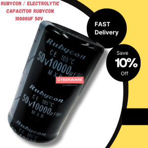 RUBYCON ELECTROLYTIC CAPACITOR RUBYCON 10000uf 50V 10 TOLERANCE ORIGINAL