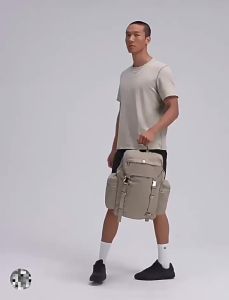 Dew 25L Backpack Nylon Travel Waterproof Outdoor Large Capacity Commuting Mountaineering Bag Laptop Bag Leisure Travel