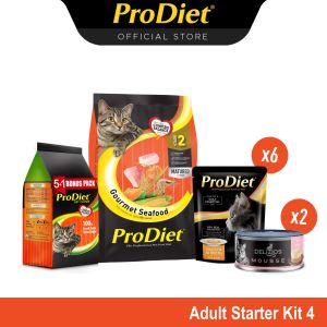 ProDiet Adult Starter Kit Cat Food [starter pack makanan kuching]