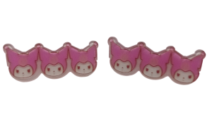 Jepit Rambut Anak Perempuan Jepitan Rambut Poni Karakter Sanrio Pin Rambut Poni Perempuan