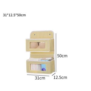 Multifunctional Hanger Organizer Storage Bag Foldable Non-Woven Behind Door Hanging Storage Organizer