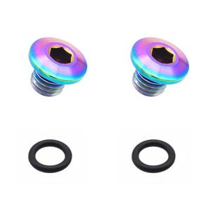 1pair High Strengths Bicycles Oil Cover Fasteners Bicycles Brake Cylinders Screws Bike Accessories