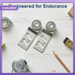 【CANAMEK】 Sliding Door Pulley Stainless Steel 2 Wheel Ball Bearing Smooth Runner for Wardrobe Balcony Office Partition