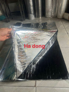 ( Khổ rộng 1m - Dài 20cm 30cm 40cm 50cm .... 2m5 ) Tấm keo dán chống thấm chống dột mái tôn -mái nhà hiệu quả 99%( hàng loại 1) phủ mặt nhôm bạc DÀY 15ly chất lượng cao