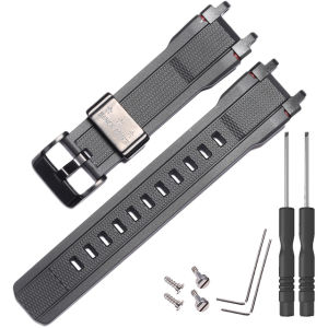 Dây Đeo Phụ Kiện Đồng Hồ Thích Hợp Cho Casio MTG-B1000 G1000 Dây Đồng Hồ Thép Thuần Nhất Vòng Đeo Tay Nam Cao Su Linker Khóa Cài