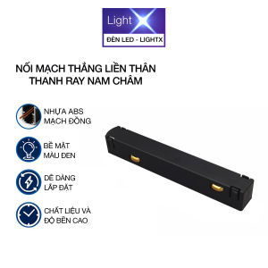 Bộ Phụ Kiện Cho Hệ Đèn Ray Nam Châm Với Chức Năng Nối Thông Mạch Điện Nối Góc Giữa Các Thanh Ray Nam Châm