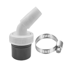 Quick Connecting Washing Machine Drain Adapter for Small Spaces Metal Fasteners Prevent Looseness in Laundry Kitchen