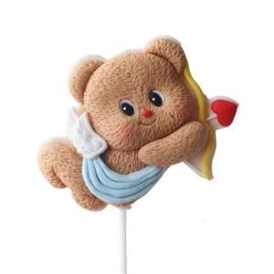 Stylish Butter Bear Cake Accessory Colorful Butter Bear Cake Toppers for Fun and Imaginative Birthday Party Decorations