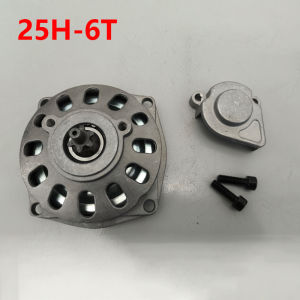 Stainless Steel 25H 7T Clutch Bell Drum Transmission System for 2-Stroke Minimoto Pocket Bike Engines