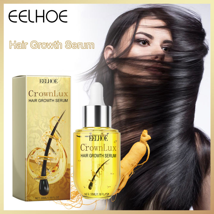Eelhoe Ginseng Hair Growth Serum Dense Hair Care Essence Anti-Loss Hair ...