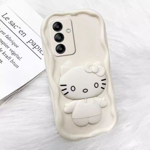 Phone Case Samsung Galaxy S25+ A16 A26 A36 A56 S25 Ultra + Plus 5G 4G Soft Casing with Cartoon Mirror Stand Lens Protection Shockproof Back Cover 2025