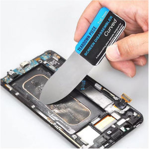 Metal Mobile Phone Screen Disassembly Pry Card Tools Curved LCD Screen Disassemble Pry Card Tool