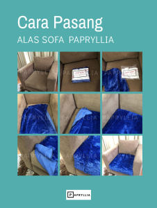 Papryllia - Paket Sarung Sofa Alas Sofa Bulu Rasfur 3 Seater & 2 Seater