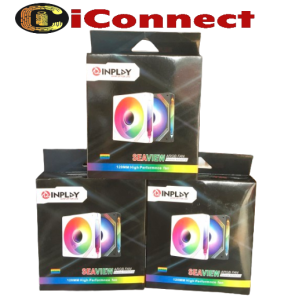 INPLAY SEAVIEW X1-B SINGLE ARGB FAN 6PIN | BLACK