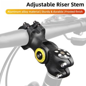 Adjustable Bicycle Stem Aluminum Alloy Ultralight Bicycle Handlebar Riser With Hex Tool 31.8*100MM