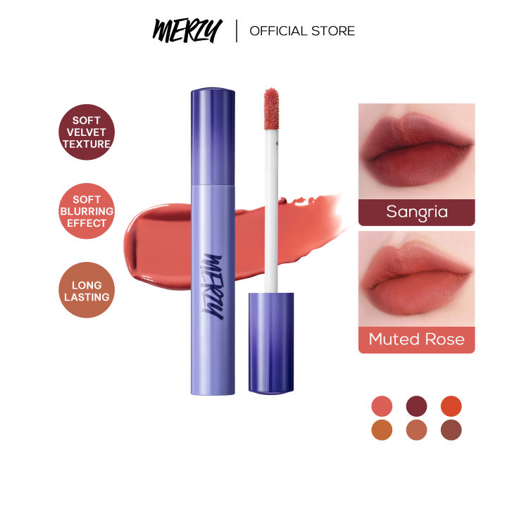 Merzy Soft Touch Lip Tint | Korean Kbeauty | Lazada PH