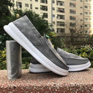 Giày Lười Nam Vải Lụa T956 Giày Sục Nam Đế Khâu Phong Cách Hàn Quốc Êm Chân Mẫu Mới 2023