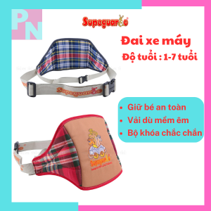 Đai đi xe máy cho bé đai đi xe an toàn cho trẻ em đai giữ an toàn cho bé thương hiệu Supeguardo Thái Lan
