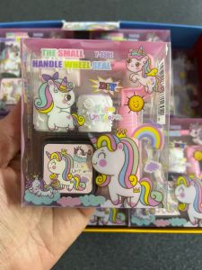 {Ready Stock} 1box Cartoon Hand Roller Seal Stamp Kids Chop Children Gift