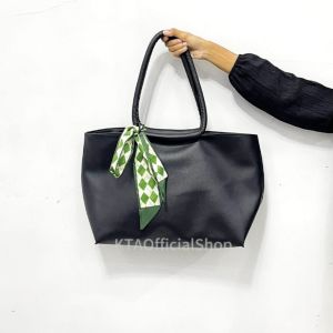Totebag Wanita AksaraFlo / Tas Wanita Untuk kuliah Dan Kerja Free Syal