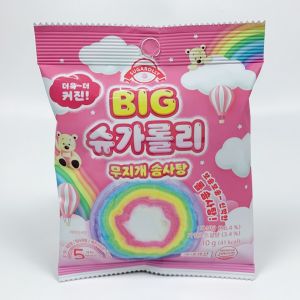 สายไหมเกาหลี บิ๊กชูการ์โรลลี่ Big Sugarolly Cotton Candy  สายไหมสายรุ้ง สายรุ้งวิตามินซี 솜사탕
