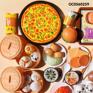 Bộ Đồ Chơi Nấu Ăn Cao Cấp 88 Chi Tiết Đủ Món Ăn Ngon Hấp Dẫn Cho Bé (Loại TO)