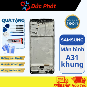 Màn Hình THAY THẾ SAMSUNG A31 / A315F OLED / QX Khung New (Tặng kèm bộ sửa và keo)