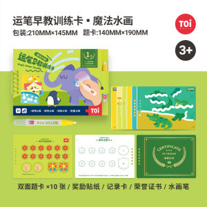 Toi World Multi Level Writing Training Cards Tracing Cards