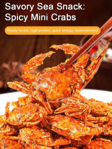 Preferred small crabs red boiled tant seafood crispy snacks sea crabs spicy flavor snacks