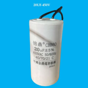 Wire Type Starting Running Capacitor 4~20uf 450V For Submersible Pump And Water Pump Motor