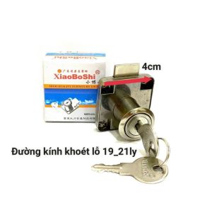 Ổ khóa cửa gỗ Ổ khóa tủ gỗ Khóa cửa cao cấp chắc chắn Ổ Khoá Vuông Tủ Ngăn Kéo XIAOBOSHI (LOẠI TỐT) khoé lỗ 19-21ly- Cửa Hàng Nam