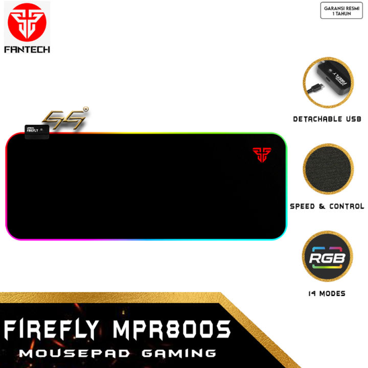 Mousepad Gaming Fantech Firefly MPR800s RGB Mouse Pad Gaming