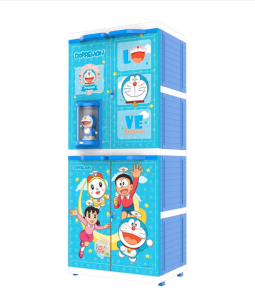 Lemari Plastik Naiba Doll MSC Premium Karakter Doraemon / Hello Kitty