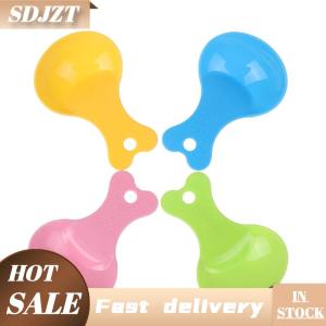 SDJZT 1 cái thức ăn vật nuôi Scoop nhựa trung chuyển con chó thực phẩm muỗng con chó con thực phẩm scooper đo cup mèo thực phẩm Scoop vật nuôi cho ăn Nguồn cung cấp