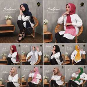 Darahira Arabian Pashmina Soft Pad Antem Brukat Terbaru