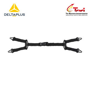 Delta Plus Dynamic Jugalpha 4-point Chinstrap for Diamond V Zircon and Quartz Helmet Hard Hat Chin Strap