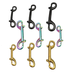Heavy Type Corrosion Proof Double Hook Durability Stainless Steel Diving Clip for Underwater Exploration