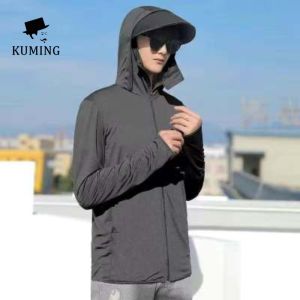 Kuming Bộ đồ Chống Nắng Upf 50 + Áo Khoác Băng ngoài trời nam và nữ mùa hè lụa chống tia cực tím thoáng khí nhẹ bảo vệ khỏi ánh mặt trời câu cá