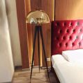 Postmodern Mushroom Head Floor Lamp Designer Metal Electroplating Home Decco Standing Lamps For Living Room Bedroom Bedside Lamp. 