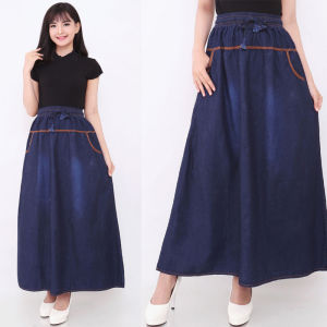 Rok Panjang Mayung Jeans Wanita - Rok Jeans Wanita