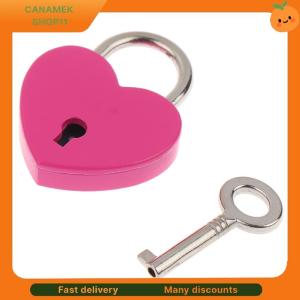 ❣️❣️❣️ Heart Shape Padlock Luggage Hardware Locks W Lock For Jewelry Box Diary Book
