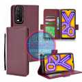CASE HP VIVO Y12S / VIVO Y20 / VIVO Y20i / VIVO Y20S - CASING DOMPET - FLIP COVER LEATHER- SARUNG HP. 