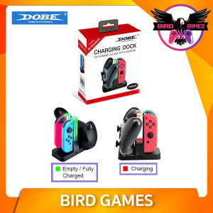 แท่นชาร์จจอย Con และ จอย Pro Nintendo Switch มีไฟบอกสถานะ DOBE ของแท้  (Charging Dock For Nintendo Switch Joy-Con & Pro Controller)